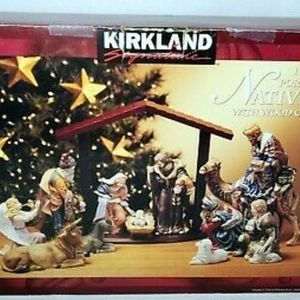 Kirkland Signature 12 Piece Porcelain Nativity Set